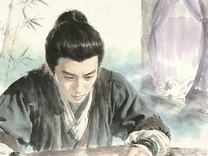 96版笑傲江湖《当我眼前只有你》文章配图，令狐冲以为任盈盈死了，欲抹颈自刎